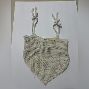 Urban Outfitters Cream Knit Top